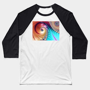 Fractal #0033 Baseball T-Shirt